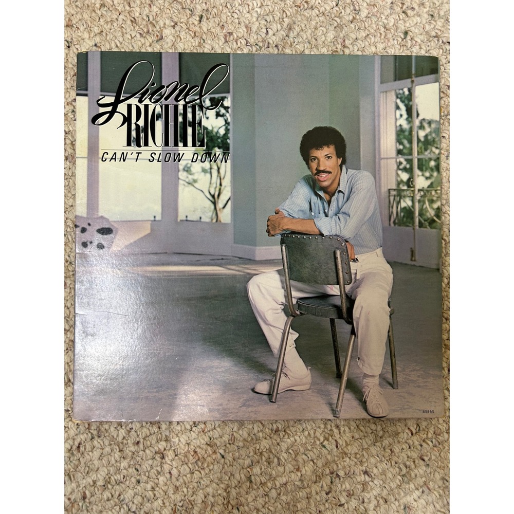 Lionel Richie Can't Slow Down Vinyl LP 1983 Motown 6059ML Gatefold Poster Hello